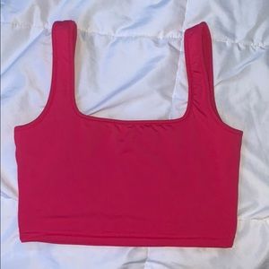 Pink Crop Top